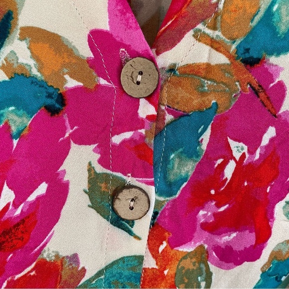 Vici Tropicana Floral Kimono Top, size medium - Picture 4 of 12